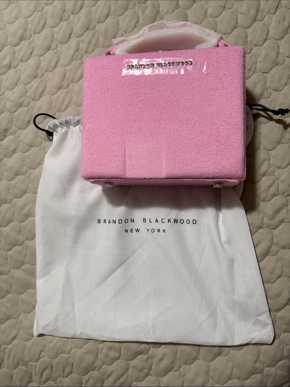 Brandon Blackwood Bubblegum Pink Mini Top-Handle Bag